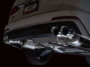 Audi S7 Performance Exhaust - AWE Tuning - Touring Edition, Cat Back - Chrome Silver - `19-`23